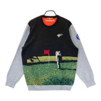 BEAMS GOLF �r�[���X�S���t  �E�[���� �����j�b�g�Z�[�^�[ ���� �u���b�N�n �T�C�Y�FXL �����N�FB �y���Áz�S���t�E�F�A