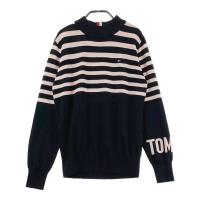 TOMMY HILFIGER GOLF �g�~�[ �q���t�B�K�[�S���t  �n�C�l�b�N �j�b�g�Z�[�^�[ �{�[�_�[�� �u���b�N�n �T�C�Y�FM �����N�FB �y���Áz�S���t�E�F�A