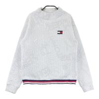 TOMMY HILFIGER GOLF �g�~�[ �q���t�B�K�[�S���t  ���b�N�l�b�N �X�E�F�b�g�g���[�i�[ ���S���� �z���C�g�n �T�C�Y�FS �����N�FA- �y���Áz�S���t�E�F�A
