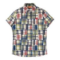BEAMS GOLF �r�[���X�S���t  �����|���V���c �{�^���_�E�� �`�F�b�N�� �l�C�r�[�n �T�C�Y�FM �����N�FA- �y���Áz�S���t�E�F�A