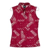 DESCENTE GOLF �f�T���g�S���t 2024�N���f�� �m�[�X���[�u�|���V���c ���S���� ���b�h�n �T�C�Y�FM �����N�FA- �y���Áz�S���t�E�F�A