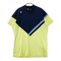 DESCENTE GOLF �f�T���g�S���t  ���b�N�l�b�N ����T�V���c  �O���[���n �T�C�Y�FXO �����N�FA- �y���Áz�S���t�E�F�A