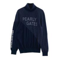 PEARLY GATES �p�[���[�Q�C�c 2024�N���f�� �^�[�g���l�b�N �����j�b�g�Z�[�^�[ ���� �l�C�r�[�n �T�C�Y�F6 �����N�FB �y���Áz�S���t�E�F�A