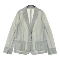 LANVIN SPORT �����o�� �X�|�[��  �e�[���[�h�W���P�b�g  �O���[�n �T�C�Y�F38 �����N�FA- �y���Áz�S���t�E�F�A