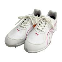 PUMA GOLF �v�[�}�S���t 186159 01 �S���t�V���[�Y  �z���C�g�n �T�C�Y�F23cm �����N�FB �y���Áz�S���t�E�F�A