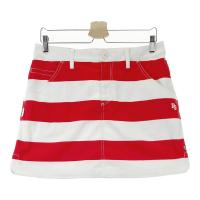 PEARLY GATES �p�[���[�Q�C�c 2025�N���f�� �X�g���b�`�X�J�[�g �{�[�_�[�� �z���C�g�n �T�C�Y�F2 �����N�FB �y���Áz�S���t�E�F�A