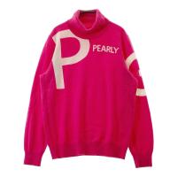 PEARLY GATES �p�[���[�Q�C�c 2024�N���f�� �J�V�~�� �^�[�g���l�b�N �j�b�g�Z�[�^�[  �s���N�n �T�C�Y�F2 �����N�FB �y���Áz�S���t�E�F�A