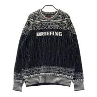 BRIEFING GOLF �u���[�t�B���O 2025�N���f�� �J�V�~���� �j�b�g�Z�[�^�[ ���� �u���b�N�n �T�C�Y�FS �����N�FA- �y���Áz�S���t�E�F�A