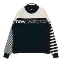 NEW BALANCE GOLF �j���[�o�����X  ���b�N�l�b�N �j�b�g�Z�[�^�[ �{�[�_�[�� �u���b�N�n �T�C�Y�F1 �����N�FA- �y���Áz�S���t�E�F�A