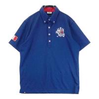 FILA GOLF �t�B���S���t  �����|���V���c �{�^���_�E�� �`�F�b�J�[�� �l�C�r�[�n �T�C�Y�FL �����N�FA- �y���Áz�S���t�E�F�A