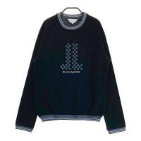 LANVIN SPORT �����o�� �X�|�[��  �j�b�g�Z�[�^�[ �E�[��  �u���b�N�n �T�C�Y�F40 �����N�FA �y���Áz�S���t�E�F�A