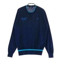 MUNSING WEAR �}���V���O�E�F�A JWMK405 �j�b�g�Z�[�^�[  �l�C�r�[�n �T�C�Y�FL �����N�FA- �y���Áz�S���t�E�F�A