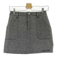 DELSOL �f���\��  �E�[���� ���ȃX�J�[�g  �u���b�N�n �T�C�Y�FS �����N�FA �y���Áz�S���t�E�F�A