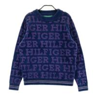 TOMMY HILFIGER GOLF �g�~�[�q���t�B�K�[�S���t  �{�g���l�b�N �j�b�g�Z�[�^�[ ���� �l�C�r�[�n �T�C�Y�FLL �����N�FA- �y���Áz�S���t�E�F�A