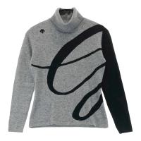 DESCENTE GOLF �f�T���g�S���t  �^�[�g���l�b�N�j�b�g�Z�[�^�[  �O���[�n �T�C�Y�FM �����N�FA- �y���Áz�S���t�E�F�A