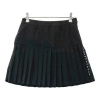 UNDER ARMOUR �A���_�[�A�[�}�[ 2025�N���f�� ���n�t�� �v���[�c�X�J�[�g  �u���b�N�n �T�C�Y�FS �����N�FA- �y���Áz�S���t�E�F�A