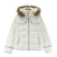 MUNSING WEAR �}���V���O�E�F�A SL6298 �t�@�[�t 2WAY �_�E���W���P�b�g  �z���C�g�n �T�C�Y�FL �����N�FB �y���Áz�S���t�E�F�A