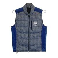 ADIDAS GOLF �A�f�B�_�X�S���t U31781 ���ȃx�X�g �X�g���C�v�� �l�C�r�[�n �T�C�Y�FL �����N�FB �y���Áz�S���t�E�F�A