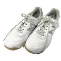 NEW BALANCE GOLF �j���[�o�����X MG574WS2 �S���t�V���[�Y  �z���C�g�n �T�C�Y�F25.5cm �����N�FB �y���Áz�S���t�E�F�A