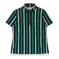 LANVIN SPORT �����o���X�|�[��  �n�[�t�W�b�v ����T�V���c �X�g���C�v�� �O���[���n �T�C�Y�F38 �����N�FA- �y���Áz�S���t�E�F�A