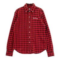 JACK BUNNY �W���b�N�o�j�[  �{�^���_�E�� �����V���c �`�F�b�N�� ���b�h�n �T�C�Y�F0 �����N�FB �y���Áz�S���t�E�F�A