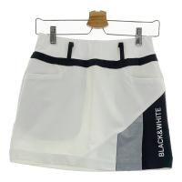 BLACK&WHITE �u���b�N�A���h�z���C�g  �X�g���b�`�X�J�[�g  �z���C�g�n �T�C�Y�FS �����N�FB �y���Áz�S���t�E�F�A