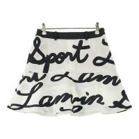 LANVIN SPORT �����o���X�|�[�� ; �t���A�X�J�[�g �p�����S ���� �z���C�g�n �T�C�Y�F36 �����N�FA- �y���Áz�S���t�E�F�A