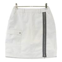LANVIN SPORT �����o���X�|�[��  �X�g���b�`�X�J�[�g �W�b�p�[  �z���C�g�n �T�C�Y�F36 �����N�FB �y���Áz�S���t�E�F�A