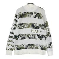 PEARLY GATES �p�[���[�Q�C�c 2024�N���f�� �R�b�g���� ���b�N�l�b�N �j�b�g�Z�[�^�[ �{�[�_�[ �f�W�J�� ���� �J�[�L�n �T�C�Y�F0 �����N�FB �y���Áz�S���t�E�F�A