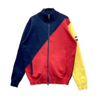 TOMMY HILFIGER GOLF �g�~�[�q���t�B�K�[�S���t  �j�b�g�W�b�v�W���P�b�g  �l�C�r�[�n �T�C�Y�FLL �����N�FA- �y���Áz�S���t�E�F�A