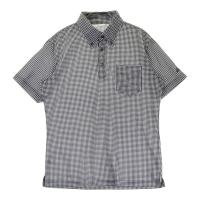 ADIDAS GOLF �A�f�B�_�X�S���t N57346 �{�^���_�E�� �����|���V���c �M���K���`�F�b�N�� �u���b�N�n �T�C�Y�FM �����N�FA- �y���Áz�S���t�E�F�A