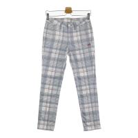 未使用 タグ付き パーリーゲイツ ドビーストレッチ チェックパンツ XL 6 紺 PEARLY GATES パーリーゲイツ ストレッチパンツ チェック柄